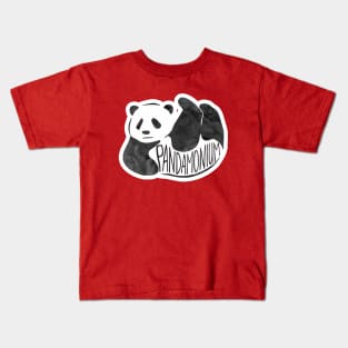Pandamonium - funny pun Kids T-Shirt
